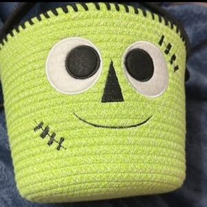 Green “BOO” basket